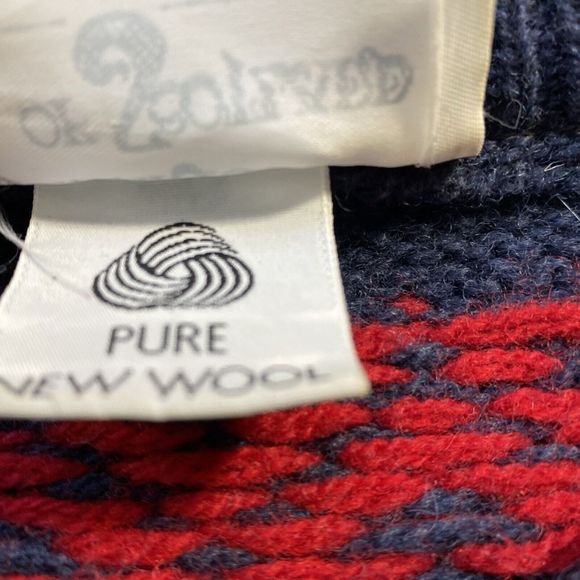 Stewart Scotland Mens Sweater Large Pure New Wool Long Sleeve Crew Neck - Picture 6 of 8